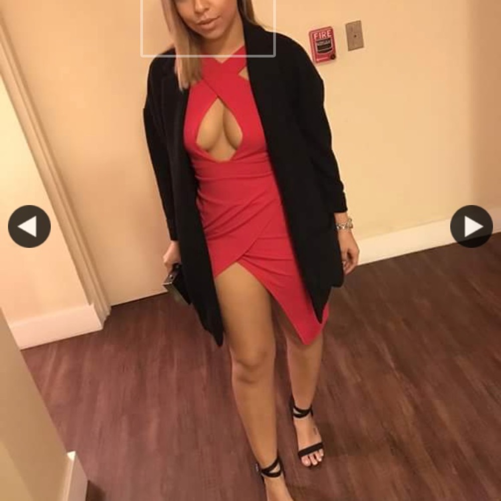 Red dress worn once